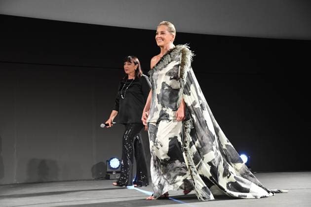 Taormina: Taormina Film Festival. Sharon Stone Lifetime Achievement Award. In the picture :  Copyright: xMaurizioxD Avanzox xipa-agency.nx xMaurizioxDxAvanzox IPA_Agency_IPA48130536