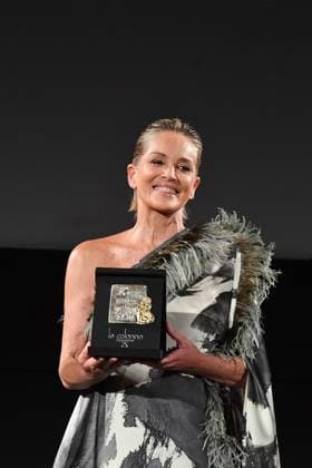 Taormina: Taormina Film Festival. Sharon Stone Lifetime Achievement Award. Pictured: Sharon Stone  Copyright: xMaurizioxD Avanzox xipa-agency.nx xMaurizioxDxAvanzox IPA_Agency_IPA48130566