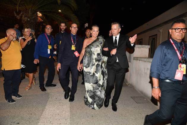 Taormina: Taormina Film Festival. Sharon Stone Lifetime Achievement Award. Pictured: Sharon Stone  Copyright: xMaurizioxD Avanzox xipa-agency.nx xMaurizioxDxAvanzox IPA_Agency_IPA48130634