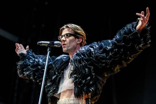 Band Son Mieux of Netherlands performs at the 21st Colours of Ostrava music festival at Lower Area of Vitkovice, Ostrava, Czech Republic, on July 19, 2024. Pictured singer Camiel Meiresonne. (CTKxPhoto VladimirxPrycek) CTKPhotoP2024071909895  CTKPhotoP2024071909895