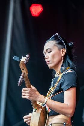 Vocalist from southern Taiwan Sauljaljui performs at the 21st Colours of Ostrava music festival at Lower Area of Vitkovice, Ostrava, Czech Republic, on July 19, 2024. (CTKxPhoto VladimirxPrycek) CTKPhotoP2024071909884  CTKPhotoP2024071909884
