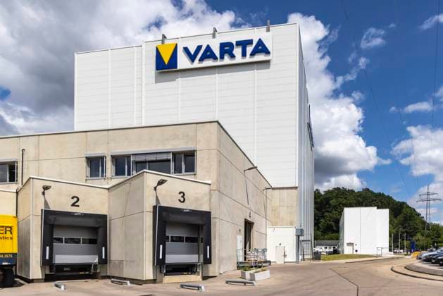 Varta, Batterieproduktion in Ellwangen. 23.07.2024: Ellwangen (Jagst), Baden-Württemberg, Deutschland, *** Varta, battery production in Ellwangen 23 07 2024 Ellwangen Jagst , Baden Württemberg, Germany,