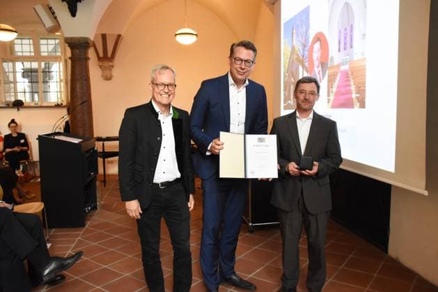 Prof Dipl Ing Architect Mathias Pfeil, General Conservator of the Bavarian State Office for the Preservation of Monuments Markus Blume State Minister for Science and Art