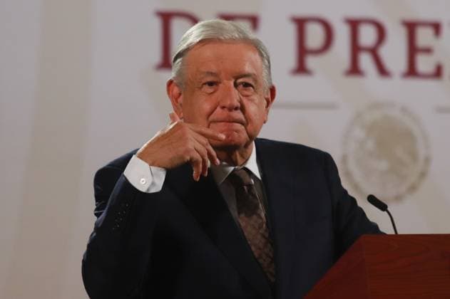 Mexican President Lopez Obrador Briefing Mexican President AndrÃ s Manuel Lopez Obrador speaking during a briefing conference at National Palace where talk about the Morena s overrepresentation in the Mexican Congress. on July 24, 2024 in Mexico City, Mexico. (Photo by Carlos Santiago Eyepix Group) Copyright: xCarlosxSantiago xEyepixxGroupx CS_24072024_126437