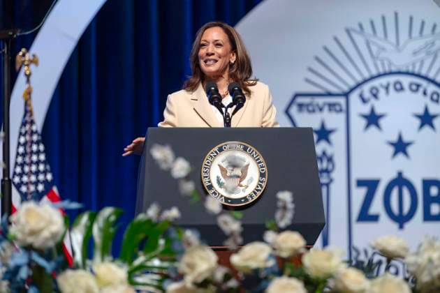 News Themen der Woche KW 30 News Bilder des Tages July 24, 2024 - Indianapolis, Indiana, U.S.A. - Vice President KAMALA HARRIS addresses the Zeta Phi Beta Sorority s Conference at the Indiana Convention Center. Indianapolis U.S.A - ZUMAce6_ 20240724_zaf_ce6_007 Copyright: xBrianxCahnx