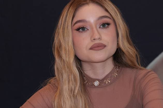 July 24, 2024, Mexico City, Ciudad de Mexico, Mexico: Mexican singer Karol Sevilla speaks during a press conference for Ã¢â‚¬ËœLuminova TourÃ¢â‚¬â ¢ and promote her single Cenicienta at Belair Unique Mexico City Hotel. on July 24, 2024 in Mexico City, Mexico. Mexico City Mexico - ZUMAe321 20240724_zea_e321_026 Copyright: xYamakxPerea xEyepixxGroupx