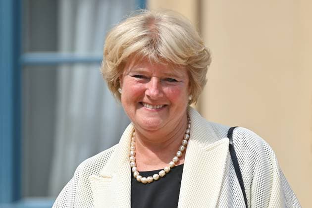 Monika GRUETTERS, single image, cropped single motif, portrait, portrait, portrait opening of the Bayreuth Richard Wagner Festival 2024 Red Carpet on 25 07 2024 Gruener Huegel,