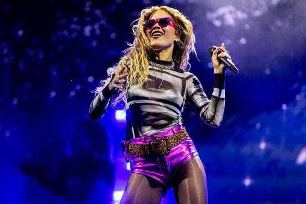 Entertainment Themen der Woche KW 30 2024-07-25 Vilnius Lithuania. Singer Rita Ora performs in Vingis Park in Vilnius on Thursday 25 of July 2024. Vilnius Lithuania 20240725slis8322  Copyright: xSkirmantasxLisauskasx music vilnius entertainment