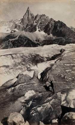 RECORD DATE NOT STATED Chamonix, Mer de Glace d Aiguille du Dru, c.1860s. Copyright:xHeritagexArt HeritagexImagesxFrancisxFrithx IMAGO, ! ACHTUNG: AUFNAHMEDATUM GESCHÄTZT!  Copyright:HeritagexArt HeritagexImagesxFrancisxFrithx IMAGO