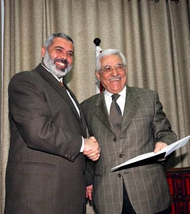 Hamas Chief Ismail Haniyeh Killed In Iran File photo - Palestinian president Mahmoud Abbas receives Hamas leader Ismail Haniyeh (L) who presented him the list of the Palestinian new government in Gaza on March 19, 2006. Hamas chief Ismail Haniyeh said Saturday the Palestinian group was on the verge of a great victory after it launched a surprise attack on Israel from the Gaza Strip. We are on the verge of a great victory and a clear conquest on the Gaza front, Haniyeh said in a speech broadcast on Hamas-run Al-Aqsa television. Hamas leader Ismail Haniyeh was killed in Iran s Tehran, the Palestinian militant group Hamas said in a statement on Wednesday. In a statement, the Islamist faction mourned the death of Haniyeh, who it said was ki  Copyright: xBalkisxPress ABACAx