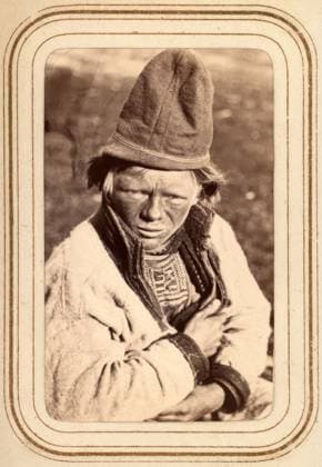 RECORD DATE NOT STATED Portrait of Nils Persson Tappa, Arjeplog, 1868. From Lotten von D?ben s photo album with motifs from the ethnological expedition to Lapland led by her husband Gustaf von D?ben in 1868. Copyright:xHeritagexArt HeritagexImagesxLottenxvonxDubenx IMAGO, ! ACHTUNG: AUFNAHMEDATUM GESCHÄTZT!  Copyright:HeritagexArt HeritagexImagesxLottenxvonxDubenx IMAGO