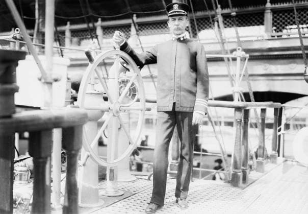 RECORD DATE NOT STATED Capt. B.H. Tillman - NEWPORT, 1913. Shows Captain Tillman on the gunboat Newport which served as a training vessel for the New York Public Marine School. Probaby taken on the occasion of the fourth annual athletic games of the school. Copyright:xHeritagexArt HeritagexImagesxBainxNewsxServicex IMAGO, ! ACHTUNG: AUFNAHMEDATUM GESCHÄTZT!  Copyright:HeritagexArt HeritagexImagesxBainxNewsxServicex IMAGO
