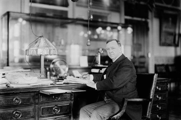 RECORD DATE NOT STATED Sec y Daniels - 5 mins. After sending blockade order to Adm. Fletcher, 1914. Shows Josephus Daniels (1862-1948) who served as Secretary of the Navy in World War I. Copyright:xHeritagexArt HeritagexImagesxBainxNewsxServicex IMAGO, ! ACHTUNG: AUFNAHMEDATUM GESCHÄTZT!  Copyright:HeritagexArt HeritagexImagesxBainxNewsxServicex IMAGO