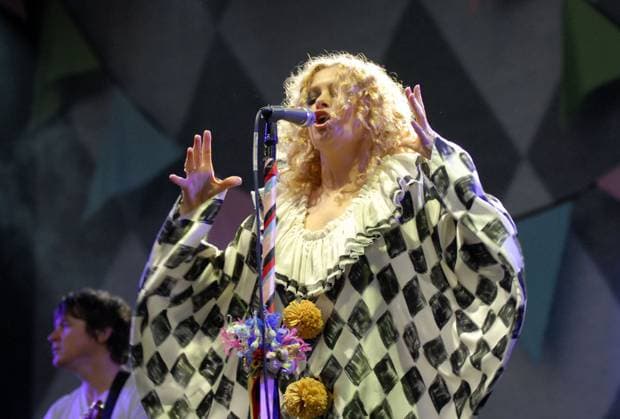 Alison Goldfrapp of Goldfrapp performing live at the Electric Picnic Festival in Ireland - 29-31 August 2008 FAM23971 Copyright: x FAMOUSx 08449000