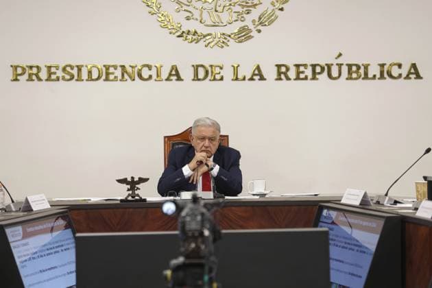 Andres Manuel Lopez Obrador Briefing Mexico s President, Andres Manuel Lopez Obrador speaks during a news conference at the Ignacio Zaragoza Hall of the National Palace. on August 2, 2024 in Mexico City, Mexico. Mexico City CDMX Mexico Copyright: xIsmaelxRosasx