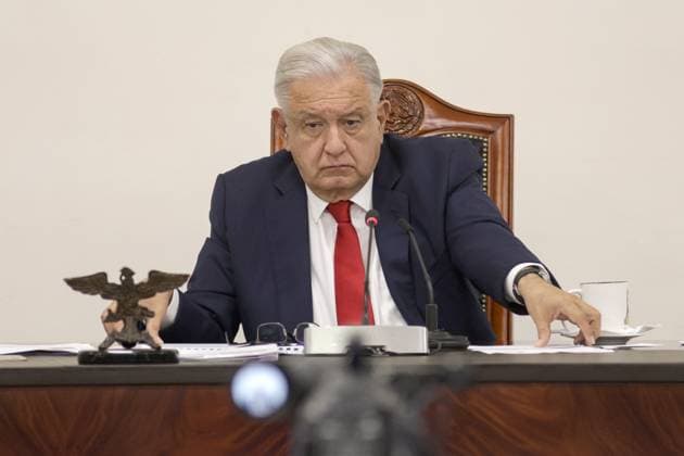 Andres Manuel Lopez Obrador Briefing Mexico s President, Andres Manuel Lopez Obrador speaks during a news conference at the Ignacio Zaragoza Hall of the National Palace. on August 2, 2024 in Mexico City, Mexico. Mexico City CDMX Mexico Copyright: xIsmaelxRosasx