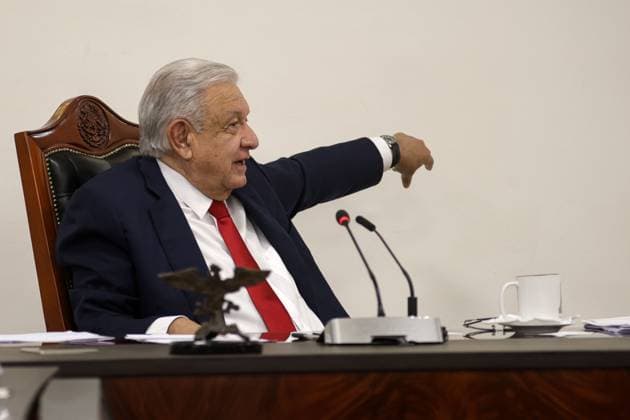 Andres Manuel Lopez Obrador Briefing Mexico s President, Andres Manuel Lopez Obrador speaks during a news conference at the Ignacio Zaragoza Hall of the National Palace. on August 2, 2024 in Mexico City, Mexico. Mexico City CDMX Mexico Copyright: xIsmaelxRosasx