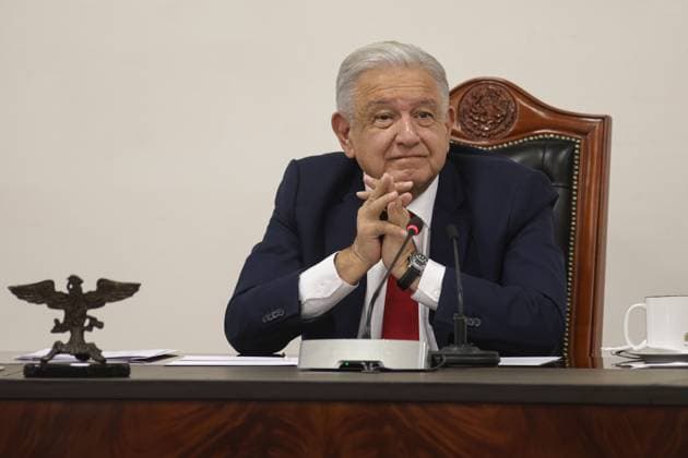 Andres Manuel Lopez Obrador Briefing Mexico s President, Andres Manuel Lopez Obrador speaks during a news conference at the Ignacio Zaragoza Hall of the National Palace. on August 2, 2024 in Mexico City, Mexico. Mexico City CDMX Mexico Copyright: xIsmaelxRosasx
