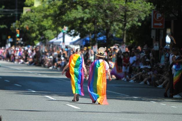Canada: Vancouver Pride Parade 2024 Vancouver Pride Parade 2024 at Concord Pacific Place. The largest Pride Parade in Western Canada, and one of the biggest in North America, welcoming roughly 150 entries. Vancouver BC Canada Copyright: MazyarxAsadi