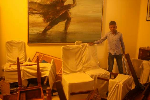 August 5, 2024, Dhaka, Dhaka, Bangladesh: After Sheikh Hasina fled the country, people set fire on Bangabandhu Memorial Museum and looted the goods in Dhaka,Bangladesh on 05 August 2024. Dhaka Bangladesh - ZUMAj163 20240805_zip_j163_021 Copyright: xAbuxSufianxJewelx