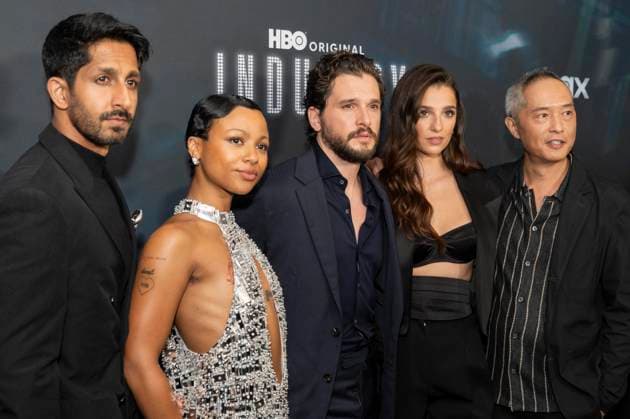 Bilder des Jahres 2024, Entertainment 08 August Entertainment Themen der Woche KW32 Entertainment Bilder des Tages August 5, 2024, New York, New York, United States: Sagar Radia, Myha la, Kit Harington, Marisa Abela, Ken Leung attend HBO Original Industry Season 3 special advance screening at Metrograph in New York on August 5, 2024 New York United States - ZUMAr339 20240805_znp_r339_057 Copyright: xLevxRadinx