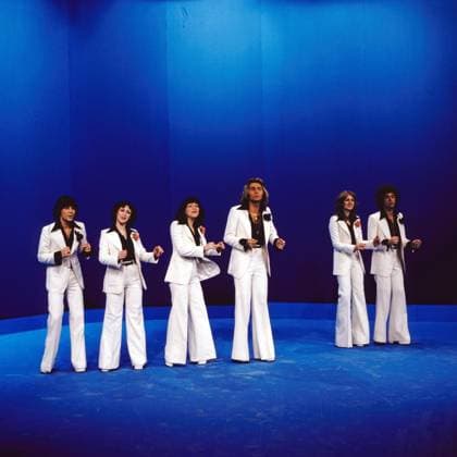 GUYS & DOLLS Guys & Dolls, aka Guys n Dolls, britischen Gesangsgruppe, TV Auftritt, circa 1976., Copyright: kpa kpa_55045500 EDITORIAL USE ONLY