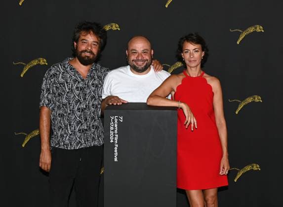 Locarno: Locarno,Switzerland Locarno Film Festival 2024 Mexico 86 photocal film premioÂ¨re In the photo:Leonardo Ortizgris actor,Co sar Diaz director and cast actor,producer Locarno  - ZUMAp169 20240810_zea_p169_287 Copyright: xNickxZonnax