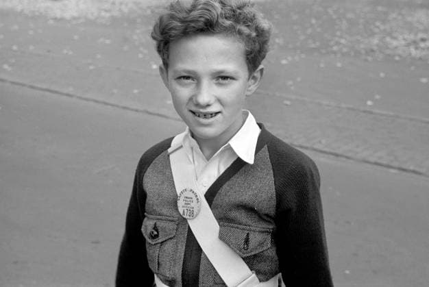 School Police, Omaha Nebraska, USA, John Vachon for Farm Security Administration, November 1938  Copyright: xCircaxImagesx ghi-circa04622