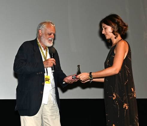 Locarno,Switzerland Locarno Film Festival 2024 La vita Accanto film by Marco Tullio Giordana receives Pardo Speciale in tribute to his career with the cast Sonia Bergamasco, Paolo Pierobon, Valentina Bellè, Beatrice Barison In the photo:Marco Tullio Giordana Pardo Speciale for his career  Copyright: xNickxZonnax xipa-agency.netx xNickxZonnax IPA_Agency_IPA48788422