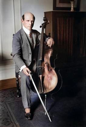 Pablo Casals, Spanish cellist and composer, portrait at Carnegie Hall, New York City, New York, USA, Bain News Service, 1917  Copyright: xCircaxImagesx ghi-circa02873