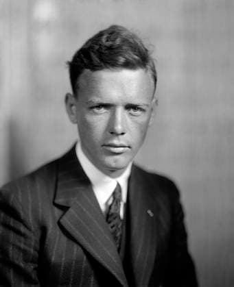 American aviator Charles Lindbergh, head and shoulders portrait after successful non-stop trans-atlantic flight, Washington DC, USA, Harris & Ewing, June 1927  Copyright: xCircaxImagesx ghi-circa03432