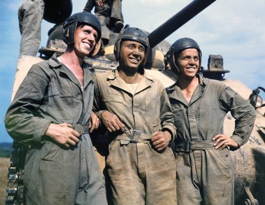 M-4 tank crew, Fort Knox, Kentucky, USA, Alfred T. Palmer, U.S. Office of War Information, June 1942  Copyright: xCircaxImagesx ghi-circa04126