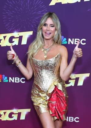 Entertainment Themen der Woche KW33 Entertainment Bilder des Tages PASADENA, CA - AUGUST 13: Heidi Klum at America s Got Talent Season 19 Live Show on August 13, 2024 at the Hotel Dena in Pasadena, California. Copyright: xFayexSadoux