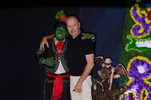 Beetlejuice Beetlejuice Photocall - Mexico City American actor Michael Keaton Posing for photos during the Beetlejuice Beetlejuice film Photocall at Mexico City Four Season Hotel. Mexico City, Mexico, August 13, 2024. Photo by Carlos Tischler Eyepix Group ABACAPRESS.COM Mexico City Mexico  Copyright: xTischlerxCarlos Eyepix ABACAx