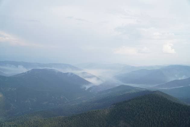 (240813) -- BRITISH COLUMBIA (CANADA), Aug. 13, 2024 -- Aerial photo provided by shows smoke rising from wildfires near Shetland Creek, British Columbia, Canada, on Aug. 12, 2024. There are 428 active wildfires across British Columbia in Canada, according to . ( Handout via Xinhua) CANADA-BRITISH COLUMBIA-WILDFIRES BCxWildfirexService 
