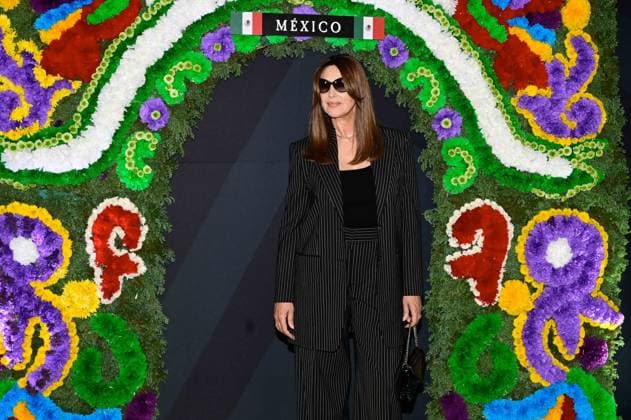 Beetlejuice Beetlejuice Mexico City Premiere Italian actress Monica Bellucci Posing for photos during the Beetlejuice Beetlejuice film Photocall at Mexico City Four Season Hotel. August 13, 2024 in Mexico City, Mexico. Mexico City CDMX Mexico Copyright: xCarlosxTischlerx