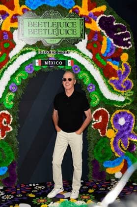 Beetlejuice Beetlejuice Mexico City Premiere American actor Michael Keaton Posing for photos during the Beetlejuice Beetlejuice film Photocall at Mexico City Four Season Hotel. August 13, 2024 in Mexico City, Mexico. Mexico City CDMX Mexico Copyright: xCarlosxTischlerx