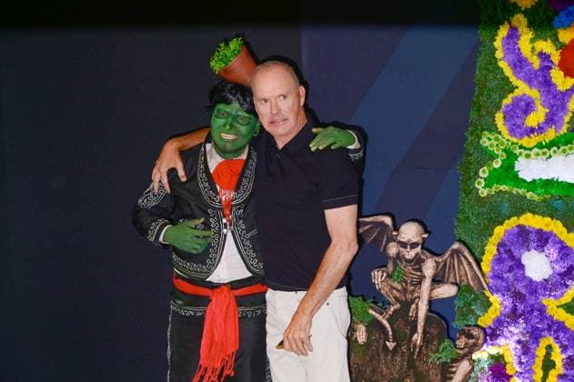Beetlejuice Beetlejuice Mexico City Premiere American actor Michael Keaton Posing for photos during the Beetlejuice Beetlejuice film Photocall at Mexico City Four Season Hotel. August 13, 2024 in Mexico City, Mexico. Mexico City CDMX Mexico Copyright: xCarlosxTischlerx