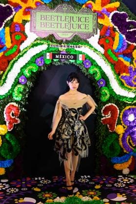 Beetlejuice Beetlejuice Mexico City Premiere American actress Jenna Ortega Posing for photos during the Beetlejuice Beetlejuice film Photocall at Mexico City Four Season Hotel. August 13, 2024 in Mexico City, Mexico. Mexico City CDMX Mexico Copyright: xCarlosxTischlerx