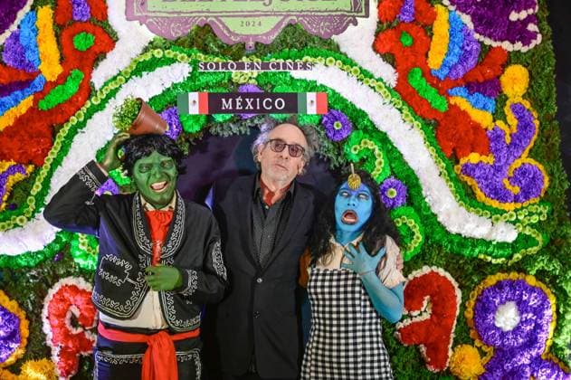 Beetlejuice Beetlejuice Mexico City Premiere Director Tim Burton Posing for photos during the Beetlejuice Beetlejuice film Photocall at Mexico City Four Season Hotel. August 13, 2024 in Mexico City, Mexico. Mexico City CDMX Mexico Copyright: xCarlosxTischlerx