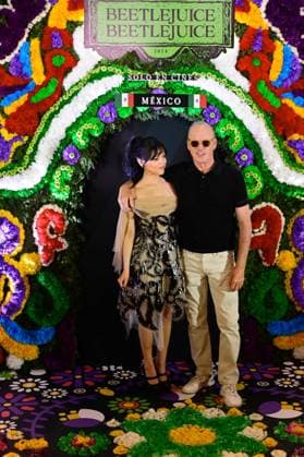 Beetlejuice Beetlejuice Mexico City Premiere Jenna Ortega and Michael Keaton Posing for photos during the Beetlejuice Beetlejuice film Photocall at Mexico City Four Season Hotel. August 13, 2024 in Mexico City, Mexico. Mexico City CDMX Mexico Copyright: xCarlosxTischlerx