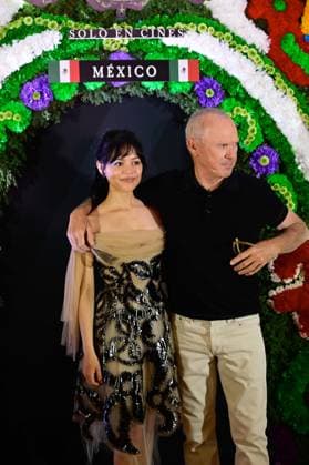 Beetlejuice Beetlejuice Mexico City Premiere Jenna Ortega and Michael Keaton Posing for photos during the Beetlejuice Beetlejuice film Photocall at Mexico City Four Season Hotel. August 13, 2024 in Mexico City, Mexico. Mexico City CDMX Mexico Copyright: xCarlosxTischlerx