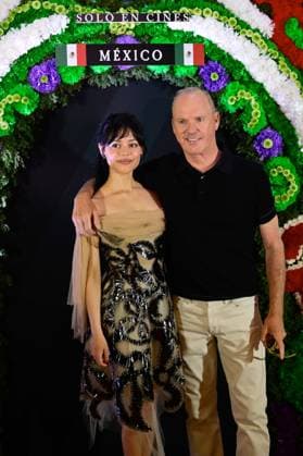 Beetlejuice Beetlejuice Mexico City Premiere Jenna Ortega and Michael Keaton Posing for photos during the Beetlejuice Beetlejuice film Photocall at Mexico City Four Season Hotel. August 13, 2024 in Mexico City, Mexico. Mexico City CDMX Mexico Copyright: xCarlosxTischlerx