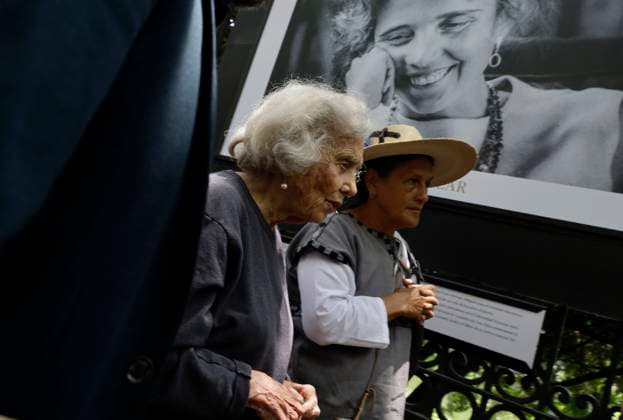 Photographic Tribute To Elena Poniatowska In Mexico Elena Poniatowska is inaugurating her photographic tribute, which is interweaving images by nineteen outstanding Mexican women photographers, at the Rejas del Bosque de Chapultepec in Mexico City, Mexico, on August 14, 2024. Mexico City Mexico City Mexico  Copyright: xGerardoxVieyrax originalFilename: vieyra-notitle240814_npDNv.jpg