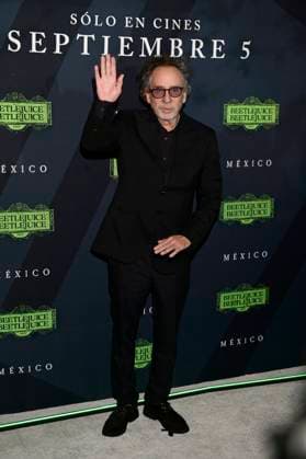 Beetlejuice Beetlejuice Fan Event - Mexico City American Director Tim Burton attends the black carpet of Beetlejuice Beetlejuice Fan Event at Cinepolis Toreo Parque Central. Mexico City, Mexico, August 14, 2024. Photo by Carlos Tischler Eyepix Group ABACAPRESS.COM Mexico City Mexico  Copyright: xTischlerxCarlos Eyepix ABACAx