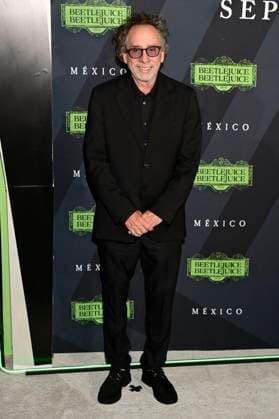 Beetlejuice Beetlejuice Fan Event - Mexico City American Director Tim Burton attends the black carpet of Beetlejuice Beetlejuice Fan Event at Cinepolis Toreo Parque Central. Mexico City, Mexico, August 14, 2024. Photo by Carlos Tischler Eyepix Group ABACAPRESS.COM Mexico City Mexico  Copyright: xTischlerxCarlos Eyepix ABACAx