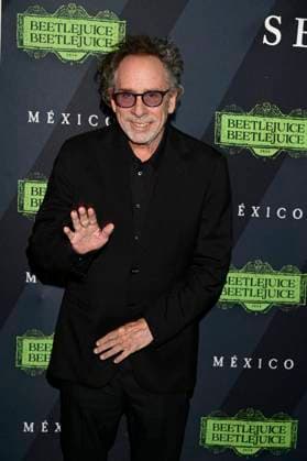 Beetlejuice Beetlejuice Fan Event - Mexico City American Director Tim Burton attends the black carpet of Beetlejuice Beetlejuice Fan Event at Cinepolis Toreo Parque Central. Mexico City, Mexico, August 14, 2024. Photo by Carlos Tischler Eyepix Group ABACAPRESS.COM Mexico City Mexico  Copyright: xTischlerxCarlos Eyepix ABACAx