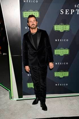 August 14, 2024, Mexico City, Ciudad de Mexico, Mexico: American actor Justin Theroux attends the black carpet of Beetlejuice Beetlejuice Fan Event at Cinepolis Toreo Parque Central. on August 14, 2024 in Mexico City, Mexico. Mexico City Mexico - ZUMAe321 20240814_zea_e321_134 Copyright: xCarlosxTischler xEyepixxGroupx