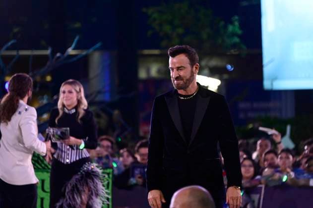 August 14, 2024, Mexico City, Ciudad de Mexico, Mexico: American actor Justin Theroux attends the black carpet of Beetlejuice Beetlejuice Fan Event at Cinepolis Toreo Parque Central. on August 14, 2024 in Mexico City, Mexico. Mexico City Mexico - ZUMAe321 20240814_zea_e321_145 Copyright: xCarlosxTischler xEyepixxGroupx
