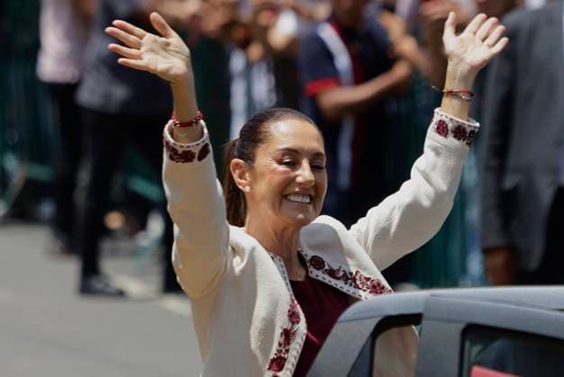 Claudia Sheinbaum, Mexico s President-elect, Arrives At TRIFE Claudia Sheinbaum is arriving this Thursday, 15 August 2024, at the Federal Electoral Tribunal in Mexico City, Mexico, to receive the official certificate that accredits her as President of the United Mexican States after winning the elections of 2 June. Mexico City Mexico  Copyright: xGerardoxVieyrax originalFilename: vieyra-notitle240815_np8SF.jpg